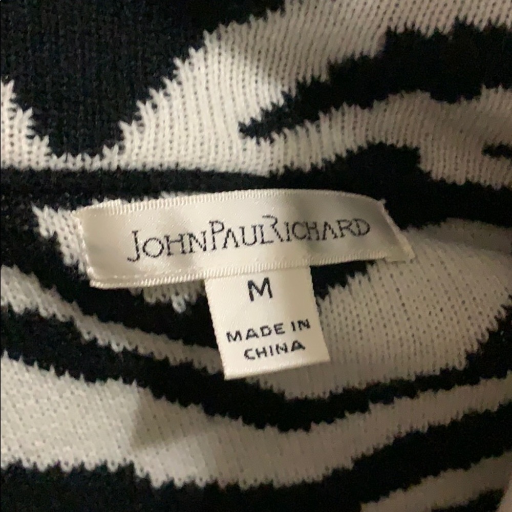 Zebra Swing Sweater Button Front - image 6